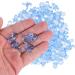 200pcs Acrylic Pacifier Baby Nipples - Baptism & Birthday Gift Decorations (Blue) - High Gloss Transparent - Buy Online on GoSupps.com