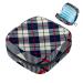 Portable women's binding-storage bags menstrual cup bags for female menstrual performances bag for teenage girls tampons for the first period blue checked multicolored 06