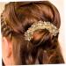 MAGICLULU hair accessories wedding alloy Korean version spring wedding hair clips for brides top clip diamond bride Diamond hairpin hair side combs large comb hair clip decor - Buy Online on GoSupps.com