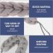 Sibba 1 PC Back Scrubber Shower Body Wash Sponge Loofah Bath Large Long Extended Puffs Stick Exfoliating Washing Removable Head Exfoliate Set Pack Mitts Soft Mesh Stretch Braided Strips Brush - Buy Online on GoSupps.com