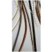 Grizzly Extensions NEW 5 individual feather extensions Natural for brown hair