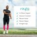 Royfa Compression Socks for Women & Men - 15-20 mmHg Support for Sports & All-Day Wear - Large Pink Performance Socks - Buy Online on GoSupps.com