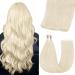 Youngsee Virgin Weft Tressen Blond 50cm Genius Weft Real Hair Tress Fema Blond Virgin Hair Weaven Extensions 50cm Hairy Force Real Hair For Easy Weaving Hair Extensions Remy 25g #1000 50 cm 2-genius Tress- #1000