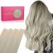 If Salife Tape Extensions Real Hair 20Pcs 50g 55cm 22 inch gray remy invisible tape extensions silky straight real hair extensions skin weft tape into 55cm #grau