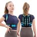Posture Corrector for Women: Adjustable Back Straightener Posture Corrector for Men Breathable Upper Back Brace for Posture - Shoulder Scoliosis Hunchback Hump (XX-Large/Black)