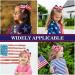 Whaline Jumbo 4th of July Bow Hair Clips - American Flag Barrette for Girls and Women - Patriotic Stars and Stripes Hair Accessories - Independence Day Memorial Day - 2Pcs - Buy Online on GoSupps.com