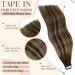 Hetto Tape In Hair Extensions - Balayage Real Hair #4/27/4 - Thick 55cm 50g - International Shipping - Buy Online on GoSupps.com