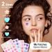 Star Acne Patches with Salicylic Acid & Tea Tree Oil - 96 Iridescent Hydrocolloid Stickers for Zits & Breakouts - Cute Star & Heart Shapes 2 Sizes - Buy Online on GoSupps.com