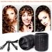 Mirzian Jumbo Hair Rollers Set - 33 Pcs: 18 Heatless Self Grip Curlers, 15 Duckbill Clips - No Heat Rollers for Long Black Hair (Jumbo Set) - Buy Online on GoSupps.com