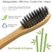 Organic BPA-Free Bamboo Toothbrush - Biodegradable 8-Pack Black - Soft Bristle - Buy Online on GoSupps.com