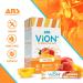 ViON+ Hydration Mix Peach Mango - Sugar-Free Electrolyte Powder with 8 Essential Vitamins - 20 On-the-Go Stick Packs for Hydration Energy & Recovery - Natural Flavors & No Artificial Colors or Dyes - Buy Online on GoSupps.com
