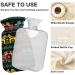 Swedish Dala Horse Hot Water Bottle & Cover - 1L BPA-Free Pain Relief Bag for Headaches Neck & Shoulders - Buy Online on GoSupps.com