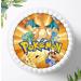 For the birthday a cake picture sugar picture with the motif: Pokemon edible photo for cakes cake image cake rabbit 20cm - 0289W