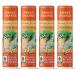 Badger - Cocoa Butter Lip Balm, Sweet Orange, Certified Organic Lip Balm, Fair Trade, Lip Butter, Lip Balm Cocoa Butter, Cocoa Care Lip Balm, 0.25 oz (4 Pack) Sweet Orange 0.25 Ounce (Pack of 4)