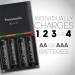 Buy Panasonic K-KJ55KHC4BA Quick Battery Charger & eneloop pro 4AA Batteries | International Shipping Available - Buy Online on GoSupps.com