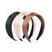 Manshui 3 Pcs Solid Satin Cross Knotted Fabric Headbands  Hair Accessory Hairbands for Daily Wearing  Dating  Sports and Making Up (Satin Combo)