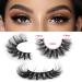 JIMIRE 6D Volume Mink Lashes - Fluffy Cat Eye Wispy False Eyelashes 7 Pairs Pack 18MM - Buy Online on GoSupps.com