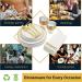 175Pcs Gold Plastic Dinnerware Set for 25 Guests Disposable Lace Plates for Party Includes: 25 Dinner Plates 25 Dessert Plates 25 Gold Silverware Set 25 Cups 25 Napkins - Buy Online on GoSupps.com