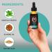 Premium Mint & Almond Beard Oil - Nourishing Soy Oil Formula for Healthy Beards (1 Fl Oz - Buy Online on GoSupps.com