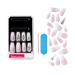 Buy Kiss Masterpiece Luxe Manicure - Kitty Gurl Long Coffin Art Nails Set with Glue & 30 Nails | Free International Shipping - Buy Online on GoSupps.com