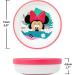 Thenoo Minnie Mouse Children's Tableware Set - BPA-Free Slip-proof 5-Part Dishware & Cutlery in Baby Pink - Reusable Plates Bowls and Cups for Kids - Buy Online on GoSupps.com