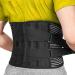 Limtula Adjustable Back Bandage for Men & Women - Lumbar Support Belt for Pain Relief - XL Waist Support - Buy Online on GoSupps.com