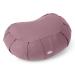 Lotuscrafts zafu meditation pillow crescent moon siddha - seat height 15cm - yoga cushion crescent with spelled filling - washable cover made of organic cotton - GOTS certified aubergine_