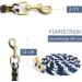 Leading Knitting for Horses - Stylish Binding Trick Leash Set (Blue & Black) for Ponies Donkeys & Goats | International Shipping Available - Buy Online on GoSupps.com