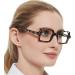 OCCI CHIARI Women's Reading Glasses 3.5 - Stylish Nerd Frames | Available in Multiple Strengths (1.0 to 6.0) - International Shipping - Buy Online on GoSupps.com