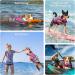 Hjyokuso Dog Life Jacket | Adjustable Swimming Vest for Small to Large Dogs | High Buoyancy & Durable Safety Preserver in Pink | Size L (22.8-29.5) - Buy Online on GoSupps.com