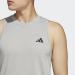 Buy adidas Male Adult Train Essentials Feelready Training Tank Top - Sleeveless in Medium Grey Heather/White/Black | International Shipping Available - Buy Online on GoSupps.com