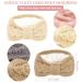 Whaline 4 Pack Twisted Knit Headbands - Winter Ear Warmer Hair Bands for Girls & Women - Fuzzy Lined & Thick Turban Head Wraps - Light Color Accessories - Buy Online on GoSupps.com