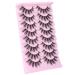 6D Cat Eye Anime Lashes - Wispy Natural Look with Clear Band | Faux Mink Extension for Fluffy, False Eyelashes - Pack of 6 - Buy Online on GoSupps.com