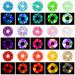 EAONE 15Pcs LED Hair Scrunchies - Light Up Satin Hair Ties for Girls | Glow in The Dark Halloween Party Favor Hair Accessories | 3 Light Modes - Buy Online on GoSupps.com
