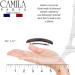 Camila Paris CP3018 3 Inch French Hair Barrette Clip for Girls - Tortoise Shell - Strong Hold Grip Hair Clips for Women - Made in France - Durable Styling Hair Accessories - Buy Online on GoSupps.com