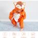 COOKY.D Unisex Winter Hooded Romper Jumpsuit - 6-12 Months Fox Design - Buy Online on GoSupps.com