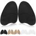 LALAFINA 6 Pairs Sole pad Shoe Filler Inserts Forefoot Cushion Toe Pads for high Heels Forefoot Insoles Front Palm Shoe Pads Heel Pads for Women Foot Cushions Spherical Miss Toe Cap Suede