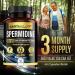 Earth Elixir Spermidine Supplements 1200mg (90 Capsules) Anti Aging - 3rd Party Tested (12mg Spermidine Powder) Max Purity - 100% Pure Espermidina- Fermented Wheat Germ Extract - NMN Alternative - Buy Online on GoSupps.com