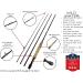 Wild Water Fly Fishing AX Series Fly Rod | IM8 Graphite Blank | Lightweight Medium Fast Action Rod | 5/6 Wt 9ft - Buy Online on GoSupps.com