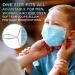 Jumbl Blue Disposable Face Masks | Pack of 100 | 3-Ply Breathable Comfort | Elastic Ear Loop | Safety Shield for Adults & Kids | USA Shipping - Buy Online on GoSupps.com