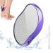 Nano glass corneal remover 2 in 1 wet & dry cornea plane fast safe and effective corneal file for domestic foot care (violet)