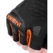 Buy Inbike Half-Finger Summer Bicycle Gloves for Men Breathable Slipproof MTB Gloves with TPR Finger Pads & EVA Padding - Black/Orange - Buy Online on GoSupps.com