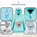 Shop Morning Star Badeponcho: 100% Cotton Oeko-Tex Hooded Baby Bath Towel for Girls & Boys (1-3 Years) - Turquoise Koala - Buy Online on GoSupps.com