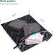 RUVALINO Wet Dry Bag Reusable Baby Diaper Accessory with Two Compartments for Cloth Diapers, Toys, Swimsuits, and More Large Capacity, Waterproof and Stylish (Black) - Buy Online on GoSupps.com