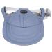 Pet baseball hat dog baseball cap adjustable dog cap sun protection cap dog outdoor sport sun protection baseball hat with ear holes for puppies Small medium dogs blue M. hair accessories