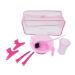 Professional Hairdresser's 8 Piece Pink Tinting or dye Set - includes Tint/ dye Bowl dye brush Measuring Jug two butterfly and two section Clips. Ideal hair dye home kit.