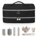 Carrying Case Fits for Shark Flexstyle(HD430/440/435) & Hair Dryer Travel Storage Organizer Bag Compatible with Dyson Supersonic Hair Dryer/Airwrap Styler and Attachments Black (Bag Only)