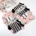 Buy Women's Colorful Sneakers Socks - 10 Pairs Cotton Short Socks (Sizes 35-38 39-42) | Stripes & Dots | International Shipping - Buy Online on GoSupps.com