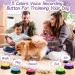 Azonelife 5-Piece Pet Communication Button Set | 30-Second Recording for Dogs & Cats | Interactive Training Tool for Pets - Buy Online on GoSupps.com