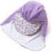 Bonverano Baby Girls UPF 50+ UV Protection One Piece Sunsuit with Sun Cap - Lavender 9-12 Months - Buy Online on GoSupps.com